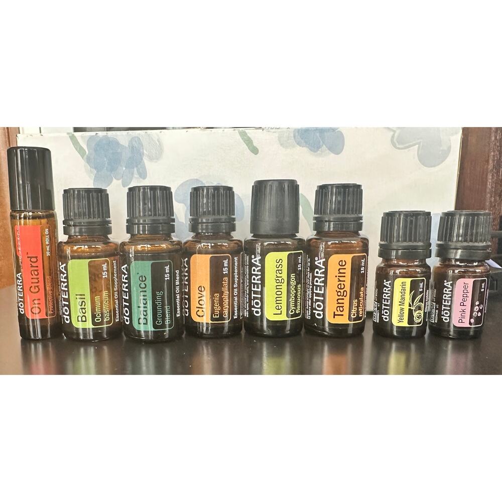Lot of 8 doTERRA Oils includes Balance! - NEW/SEALED